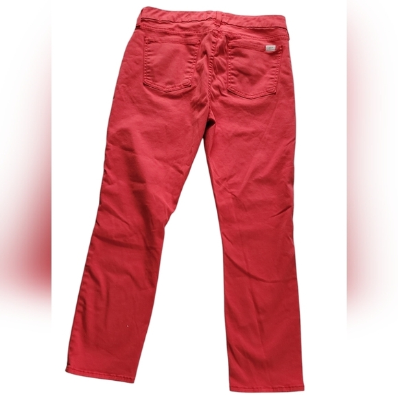 JEN7 Cropped Skinny Red Pants - Picture 5 of 9
